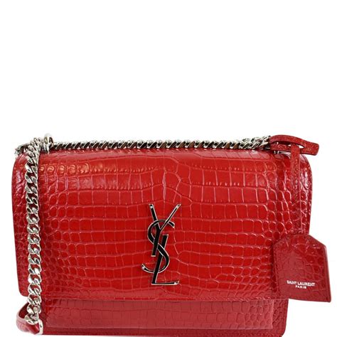 ysl sunset red|ysl sunset bag review.